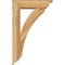 Ekena Millwork Thorton Traditional Rough Sawn Bracket w/ Offset Brace, Western Red Cedar, 6"W x 20"D x 32"H BKT0604X20X32THR01RWR - alternate 2